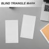 VINTORKY 1000PCS Adhesive Tactile Blind Labels - Braille Tactile Warning Decals - Triangle Symbol Markers for Visually Impaired Safety Signage view 4