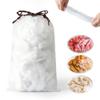100 Pcs Elastic Food Covers, Stretchable Bowl Covers, Reusable Plastic Food Wrap for Kitchen Storage, Bread Proofing, Picnic view 1