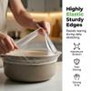 100 Pcs Elastic Food Covers, Stretchable Bowl Covers, Reusable Plastic Food Wrap for Kitchen Storage, Bread Proofing, Picnic view 3