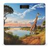 African Landscape with Nile River And Giraffe Scale for Body Weight Highly Accurate Digital Bathroom Body Scale Bright LCD Display & Large Clear Numbers Tempered Glass Safe Rounded Corners for Home Us view 1