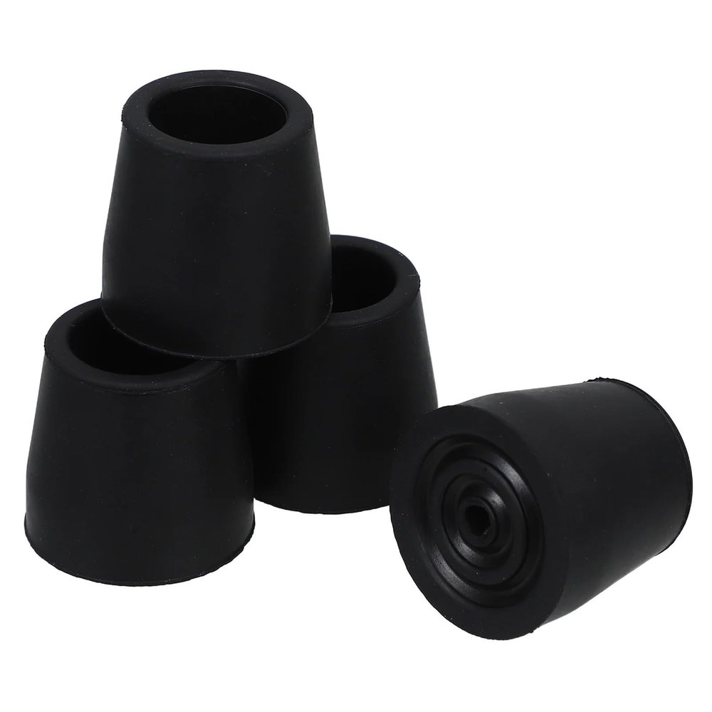 10Pcs Thickened Non Slip Rubber Leg Tips Walker Pads Foot Covers Floor Protectors Chair Table Leg Caps Walking Stick Accessories
