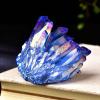 1pc 700-750g Blue Aura Quartz Titanium Crystal Cluster view 2