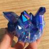 1pc 700-750g Blue Aura Quartz Titanium Crystal Cluster view 3