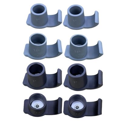 Walker Glides 8Pcs Walker Ski Glides Universal Mobility Aid Accessory Walking Sliders for Seniors Safety Stability(Black,28mm)