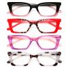 EYEURL Oversized Reading Glasses for Women Square Blue Light Glasses 1.75 view 1