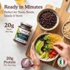 Black Beans 13oz Can Canned Black Beans for Cooking Pantry Staple for Soups, Rice and Bowls Pair with Lentils, Chickpeas, Chia Seeds, 3 pack with Refrigerator Magnet view 4