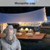 Garments, Mosquito Head Net Hat, Sun Hat Bucket with Hidden Net Mesh Protection from Bug Bee Midge Head Cover for Men Women Dark Grey view 2