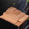 Premium Non-Slip Natural Solid Teak Shower Mat - Fast-Drying Wooden Bath Mat for Bathtub & Shower, Multi-Size Spa Bathroom Floor Tray (20x30in) view 2