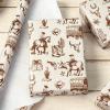 Homeral Cowboy Wrapping Paper Roll - Mini Roll - 17 Inch x 16.5 Feet, West Gift Wrap with Grid Cutting Lines for Boys Birthday, Baby Shower, Party view 4
