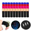 Finger Compression Sleeves 40PCS Finger Protection Arthritis Support Thumb Brace Protector Guard Fitness Sport Basketball Gym Elastic Sleeves(Black) view 4