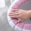 Premium Bathroom Toilet Cover with Ergonomic Handle Fiber Fabric NonSlip Design Suitable for Winter Family Use Bathroom Accessories view 2