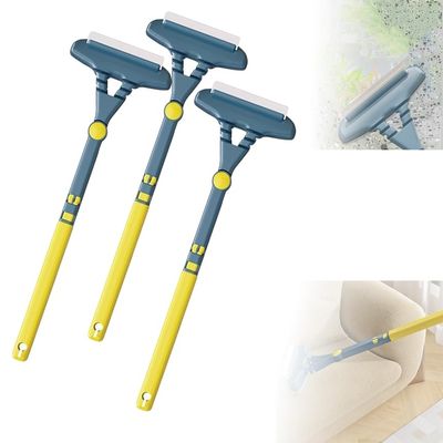 2-in-1 Window Screen Cleaning Brush, 2026 New Multi-Purpose Mesh Cleaner Tool with Squeegee, Detachable Window Cleaning Brush Multifunctional Screen Brush for Home and Household