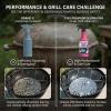 SakerPlus Heavy-Duty Grill Cleaner Spray, Degreaser for Grill Grates, BBQ Grills, Frying Pans and Cookware, Removes Baked-On Grease, Burnt-On Residue and Carbon Buildup (5PC) view 2