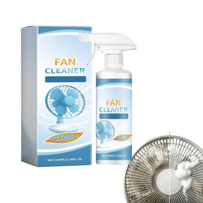 dfgsxifc Fan Cleaner Spray, 100ml Fan Blade Cleaner Spray for Household Fans, No-Rinse, Extends Fan Lifespan, Quick Wipe Clean (1PC)