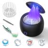 2025 Ultrasonic Retainer Cleaner Machine 45kHz Retainer Cleaner for Night Guards, Mouth Guards, Dentures 24W Dental Ultrasonic Cleaner with 4 Modes, 200ML Great Gift for Braces Users view 1