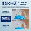2025 Ultrasonic Retainer Cleaner Machine 45kHz Retainer Cleaner for Night Guards, Mouth Guards, Dentures 24W Dental Ultrasonic Cleaner with 4 Modes, 200ML Great Gift for Braces Users view 3