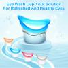 4 Pcs Eye Wash Cup, Soft Silicone Eye Cup for Gentle Eyes Cleansing view 3
