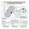 12PCS Microfiber Cleaning Cloth Compatible For Sophinique X5 Window Cleaner Robot view 4