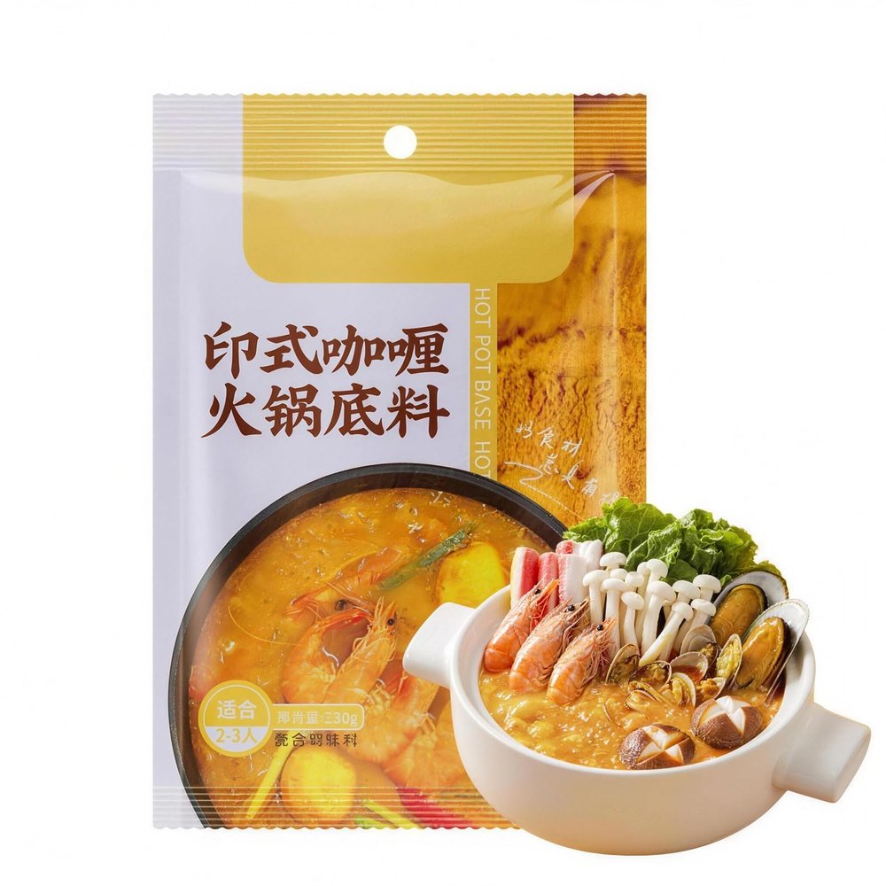 Authentic Health Preservation Hot Pot Soup Base, Choice of 6 Flavors, All Natural Instant Broth Mix, Traditional Chinese Herbal Soup Starter for Home Cooking(Clear Oil)