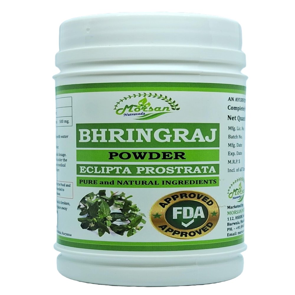 Morsan Nutraveda Bhringraj (Eclipta Alba) Powder for Men and Women | Ayurvedic Herbal Supplement | 100 GMS | Pack of 1