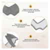 21x21cm Cleaning MopsCompatible For ABIRWD8 Window Cleaner Robot,Reusable Washable Clothes Rags For Washing Windows Glass Thick Mopping view 3