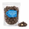Dark Chocolate Double Dipped Peanuts, Gourmet Chocolate Covered Nuts, 1 lb view 1