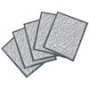 5 Pack Dish Cloths for Washing Dishes, Multipurpose Non-Scratch Reusable & Washable Non-Stick Washing Cloths,5 x 6 Inch Double-Sided Metal Wire Dishwashing Rags for Kitchen Cleaning,Cookware (Black) view 1