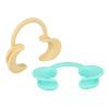 2Pcs C-Shape Dentist Cheek Retractor Food-grade Silicone Material Spreader Lip Shape Opener Cheek Mouth Opener Expander Resistant to 200 (S-size) view 2