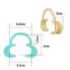 2Pcs C-Shape Dentist Cheek Retractor Food-grade Silicone Material Spreader Lip Shape Opener Cheek Mouth Opener Expander Resistant to 200 (S-size) view 4