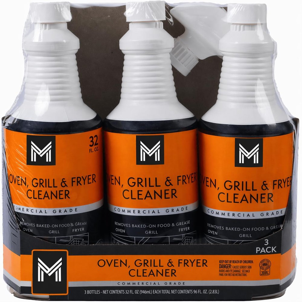 Commercial Oven, Grill and Fryer Cleaner, 32 oz., (3-Pack)