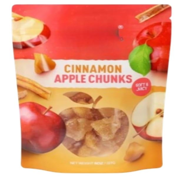 Cinnamon Apple Chunk, Soft & Chewy 14oz (Pack of 1) - Gluten free No Added Flavors or Colors, Real Fruit Snack (Apple Chunks)