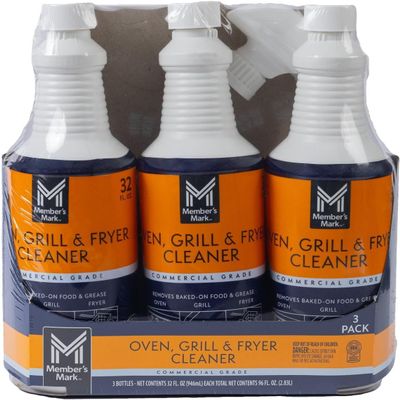 Commercial Oven, Grill and Fryer Cleaner, 32 oz., 3 pk.