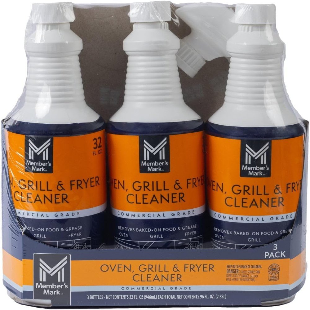 Commercial Oven, Grill and Fryer Cleaner, 32 oz., 3 pk.