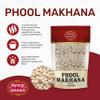 Spicy World Phool Makhana (Fox Nut/Popped Lotus Root Seed/Popped Water Lily Seeds) 400g (14oz) ~ Plain Raw Uncooked - All Natural | Vegan | No Colors | Indian view 2