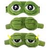 3D Contoured Frog Eye Mask Cartoon Eye maskFun Eye maskFunny Eye mask100% Blackout Eye mask Zero-Pressure Soft Eye mask (3 Sets) view 1