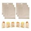 Reusable Toaster Bag Non Stick Bread Sandwich Fiberglass Toast Microwave Heating Pastry Tool(M,1PC) view 1