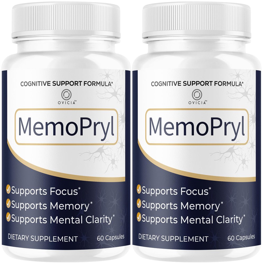 (2 Pack) Memo Pryl Capsules - MemoPryl Support Advanced Formula, Daily Memopryl Pills All Natural Ingredients Premium Formula Vitamins for Overall Health & Wellness Reviews, 120 Capsules for 2 Months