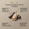 MODA Roasted Sunflower Seeds, 10 oz (284g), Crunchy Sunflower Seeds Snack, Fresh Roasted, Ready to Eat, Multiple Flavors (Unsalted) view 2