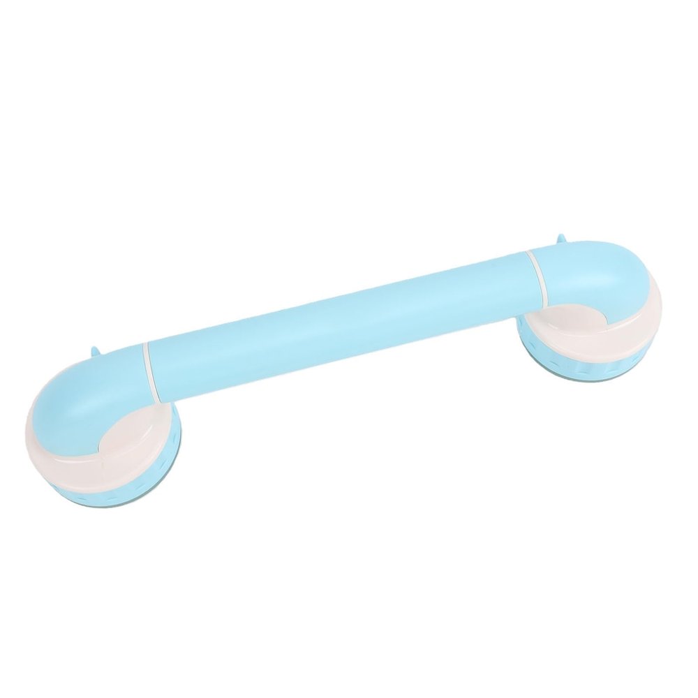 NineLife Basics Heavy Duty Shower Handle Safety Bar 14.37" Length with Stable Support for Toddler Bathing, Non Slip Finish Bathtub Grab Bar (Blue)