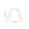 OSOLADY 2 Pair Glasses Nose Pad Replacement: U-Shaped Adjustable Soft Silicone Nose Piece for Eyeglass, Protect Bridge, Anti Slip & Easy Installing, with Screwdriver view 2