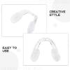 OSOLADY 2 Pair Glasses Nose Pad Replacement: U-Shaped Adjustable Soft Silicone Nose Piece for Eyeglass, Protect Bridge, Anti Slip & Easy Installing, with Screwdriver view 3