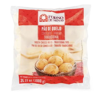 Brazilian Traditional Size Cheese Rolls 35.27 oz | Pao de Queijo | Fortune Brazil Exclusive Magnetic Bundle