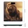 Angry Roaring Lion Weight Scale High Precision Digital Body Scale Cute Compact Slim Bathroom Scale Sleek Modern Personal Body Weighing Machine for Bedroom Kitchen and Bathroom view 2