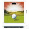 Golf Sport Weight Scale High Precision Digital Body Scale Cute Compact Slim Bathroom Scale Sleek Modern Personal Body Weighing Machine for Bedroom Kitchen and Bathroom view 2