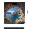 Arch in Mallorca Spain Weight Scale High Precision Digital Body Scale Cute Compact Slim Bathroom Scale Sleek Modern Personal Body Weighing Machine for Bedroom Kitchen and Bathroom view 2