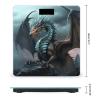 Cool Dragon Weight Scale High Precision Digital Body Scale Cute Compact Slim Bathroom Scale Sleek Modern Personal Body Weighing Machine for Bedroom Kitchen and Bathroom view 2