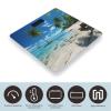 Beach Palm Tree Weight Scale High Precision Digital Body Scale Cute Compact Slim Bathroom Scale Sleek Modern Personal Body Weighing Machine for Bedroom Kitchen and Bathroom view 3