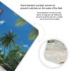 Beach Palm Tree Weight Scale High Precision Digital Body Scale Cute Compact Slim Bathroom Scale Sleek Modern Personal Body Weighing Machine for Bedroom Kitchen and Bathroom view 4