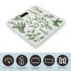Green Flower Herb Sage Leaves and Branches Weight Scale High Precision Digital Body Scale Cute Compact Slim Bathroom Scale Sleek Modern Personal Body Weighing Machine for Bedroom Kitchen and Bathroom view 3