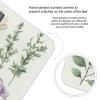 Green Flower Herb Sage Leaves and Branches Weight Scale High Precision Digital Body Scale Cute Compact Slim Bathroom Scale Sleek Modern Personal Body Weighing Machine for Bedroom Kitchen and Bathroom view 4